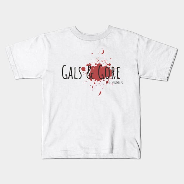 Gals and Gore - Bloodstain Kids T-Shirt by Gals and Gore 